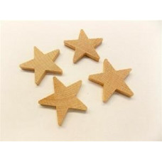 1-1/2" Stars Cutout, Rounded (1/4") - Lot of 25 Pieces