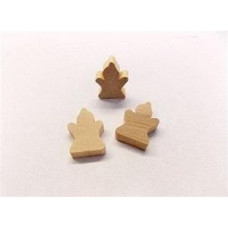 1-21/32" Ghosts Cutout (3/8") - Lot of 10 Pieces