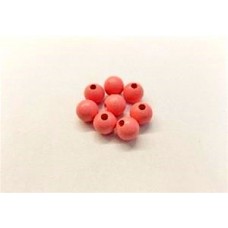1/2'' (12mm) Round Beads (5/32''), Finished Pink - Lot of 25 Pieces
