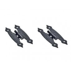 2-9/16" Black Hammercraft H-Hinge with Screws- Lot of 10 Pieces