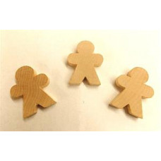 2-1/4" Gingerbread Cutouts (3/8") - Lot of 10 Pieces