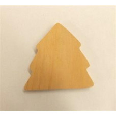 3-1/4" Pine Trees Cutout (3/8") - Lot of 5 Pieces