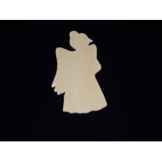 4-5/8" Plywood Angels Cutout (1/8") - Lot of 10 Pieces