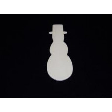 4-7/8" Plywood Snowman with Tophat Cutouts (1/8") - Lot of 5 Pieces
