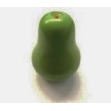 2-1/2" Pears, Green Finish - Each