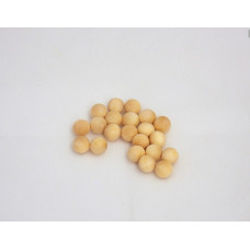 1/4" Full Round Wood Balls - Lot of 100 Pieces