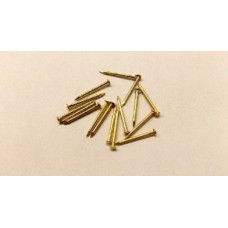 5/8" x 18G Brass Plated Escutcheon Pins - Lot of 250 Pieces