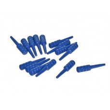 1-1/4" Wooden Cribbage Pegs, Blue Finish - Lot of 20 Pieces