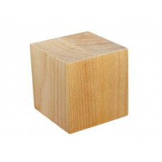 1" Natural Unfinished Hardwood Cubes & Blocks - Lot of 10