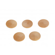 Wooden Discs & Circles 1-1/2'' (50 pcs)