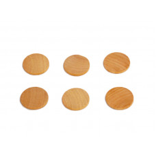 Wooden Discs & Circles 1-1/8'' (50 pcs)