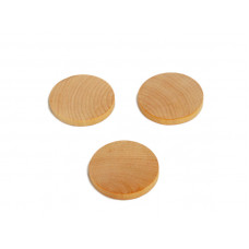 Wooden Discs & Circles 2'' x 1/4'' (10 pcs)