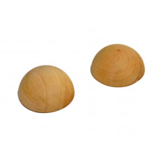 1-1/4" Split Wooden Balls - Lot of 10 Pieces