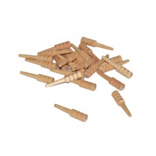1-1/4" Unfinished Wooden Cribbage Pegs - Lot of 20 Pieces