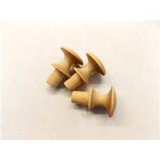 1-1/4" Birch Shaker Knobs - Lot of 10 Pieces