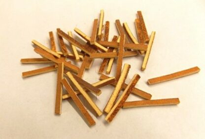 1-1/4" Indian Tan Leather Fruit Stems