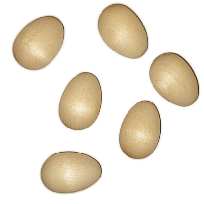 1-1/4" Wooden Easter Eggs