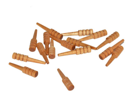 1-1/4" Wooden Cribbage Pegs, Clear Finish