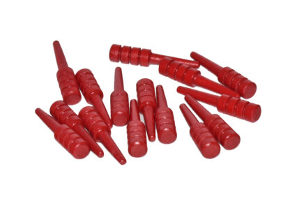 1-1/4" Wooden Cribbage Pegs, Red Finish