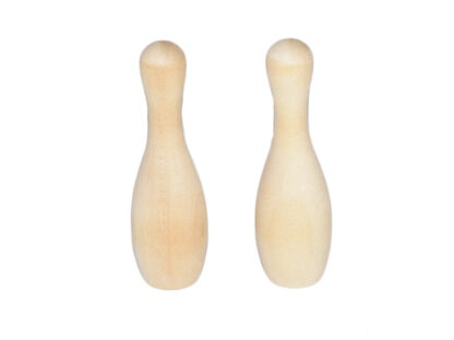 5" Wooden Bowling Pins