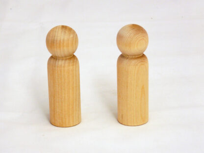 3-9/16 Wooden Jumbo Man people pegs