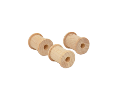 3/4" x 1" Wooden Thread Spools