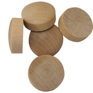 1in Round Head Plug Birch 1 3112