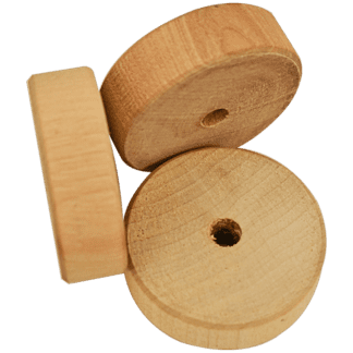 0590 2500 2.5in x .75in Flat wood slab wheels