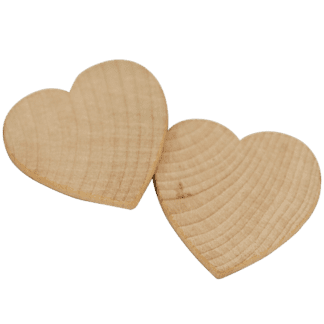 0240 1505 1.5in wood hearts